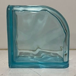 Vetroarredo Aqua Wave Double End Block Glass Block
