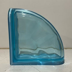 Vetroarredo Aqua Wave Double End Glass Block